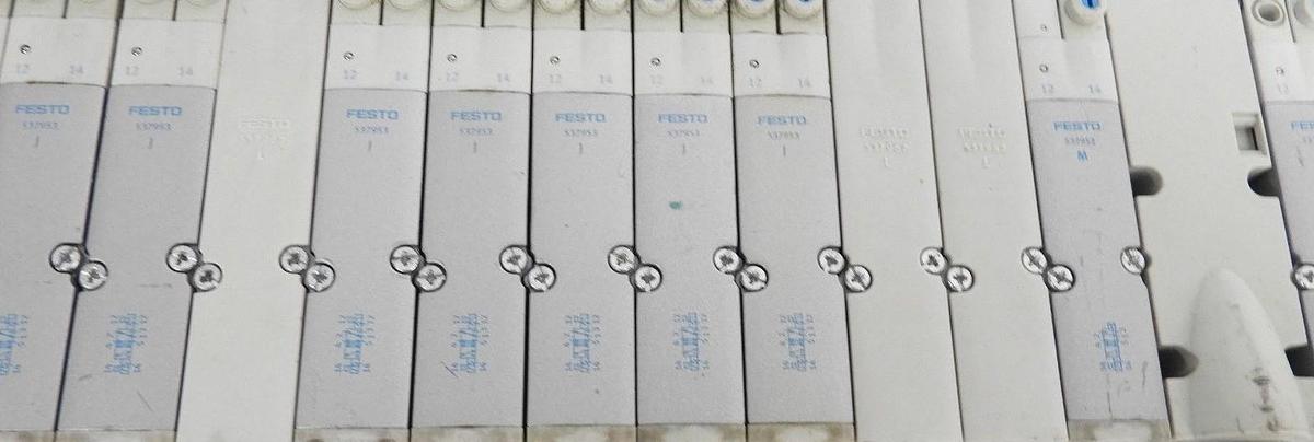 Used FESTO 537962, 537953, MPA-FB-SP-7/8-V-4POL, 537952, VMPA2-FB-EMG-4, MPA-CPI-VI