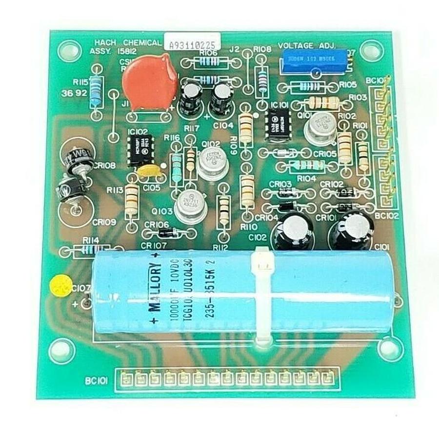 Used NIB HACH CHEMICAL 15812-00 CONTROL BOARD CS15813 REV. F FS15813 I5812