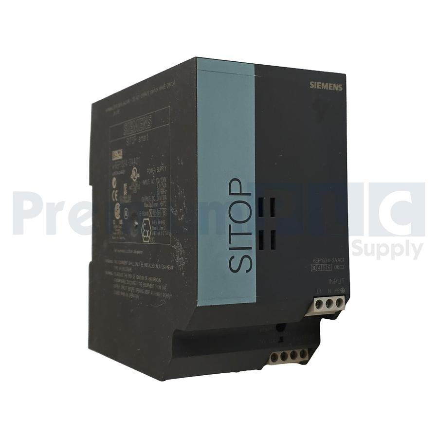 Used SIEMENS 6EP1334-2AA01 / 6EP13342AA01 SITOP smart POWER SUPPLY 24VDC OUTPUT USED