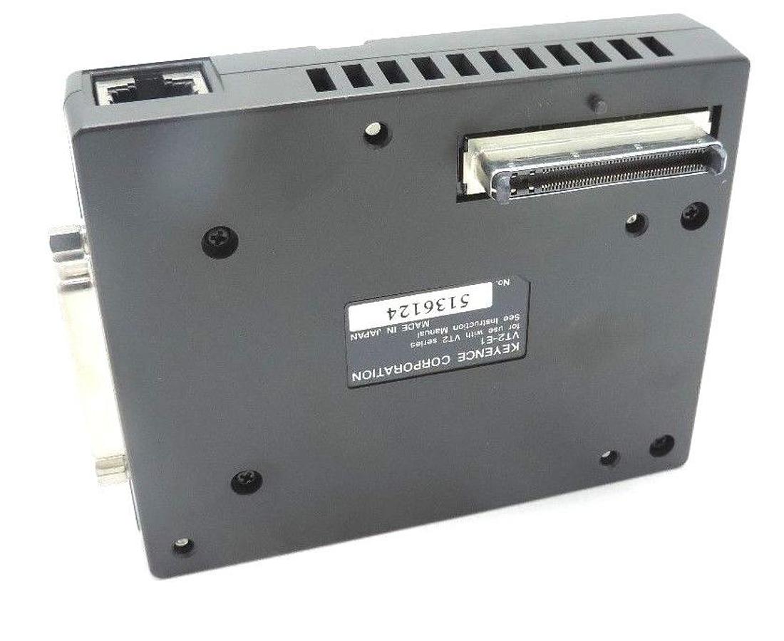 Used NEW KEYENCE VT2-E1 10BASE-T 100BASE-TX FOR USE WITH VT2 SERIES VT2E1