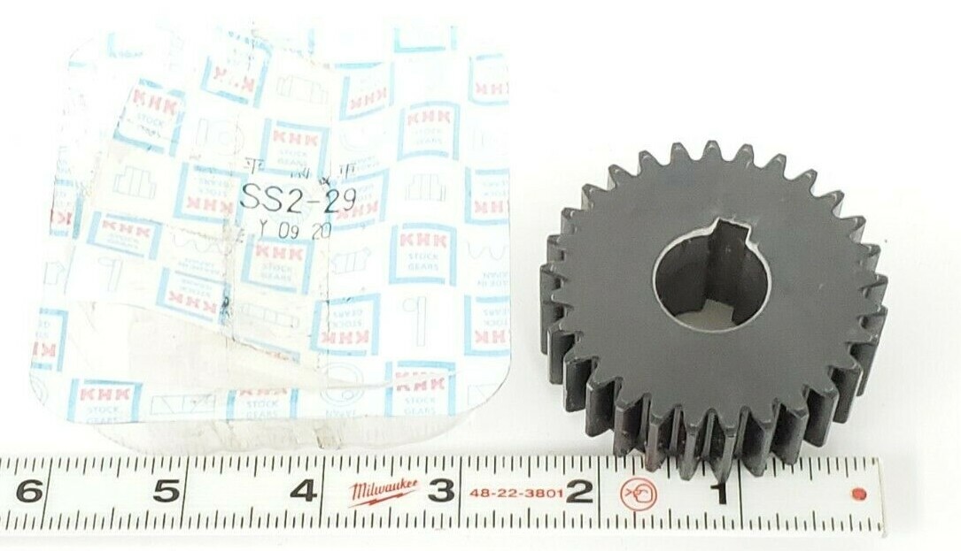 Used NEW KHK SS2-29 CARBON STEEL SPUR GEAR SS229
