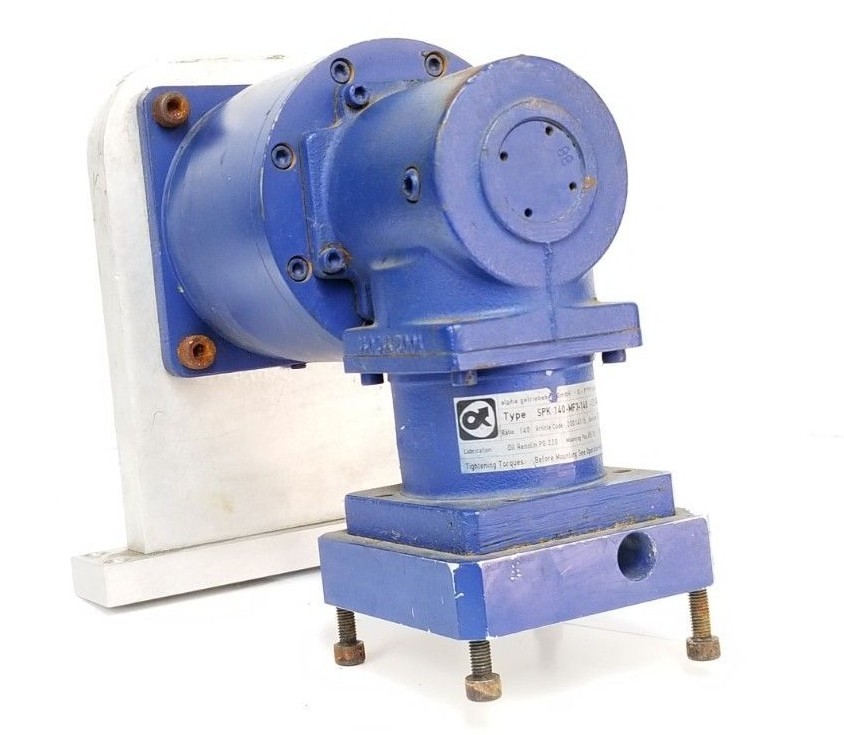 Used ALPHA SPK 140-MF3-140-131-000 GEAR REDUCER 140 RATIO 20014115 SPK140MF3140131000