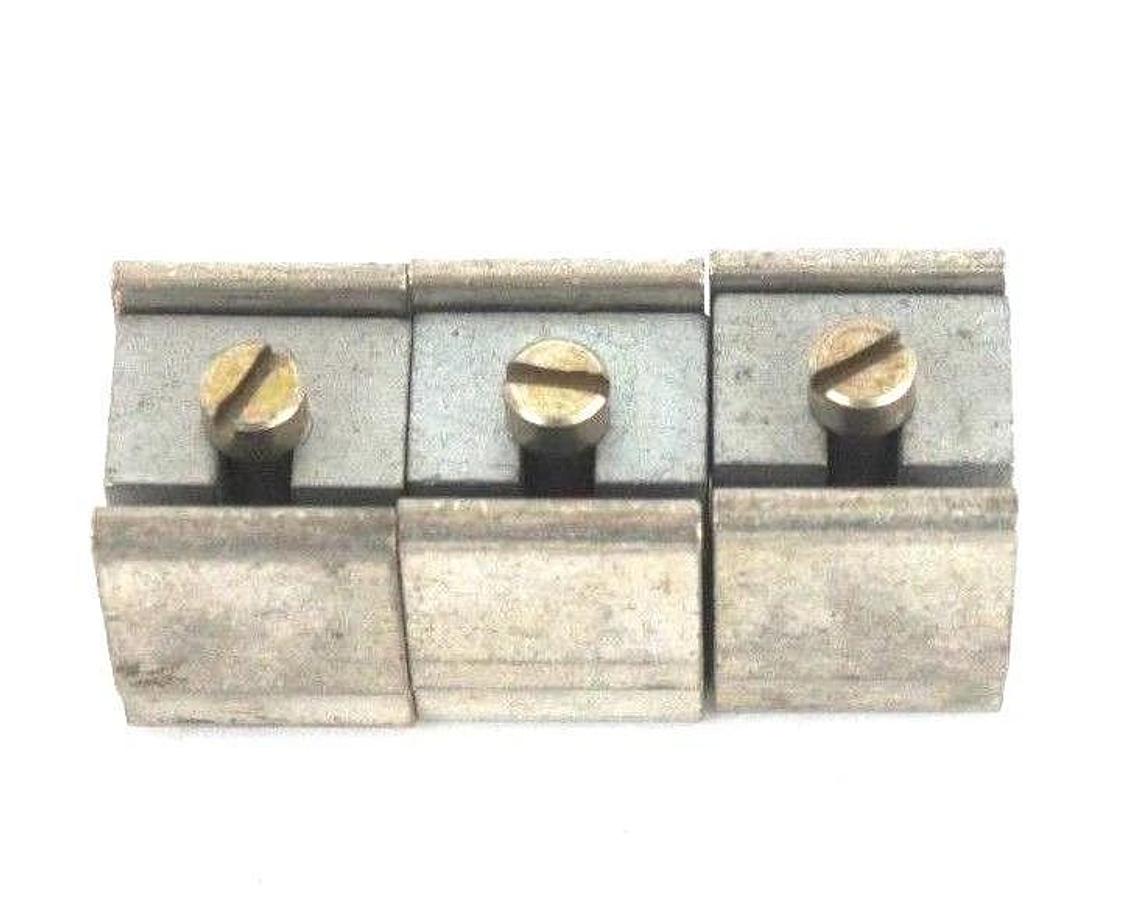 Used LOT OF 3 ALLEN BRADLEY FUSE BLOCK LUGS