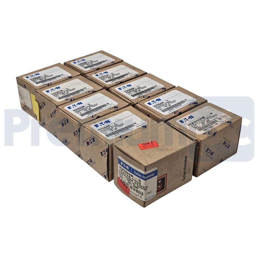 Used Lot of 10 Eaton Freedom Series Heater Pack Sets | H2003B-3 to H2008B-3 | NSMP