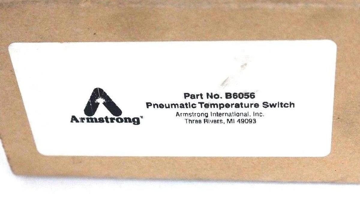 Used NIB ARMSTRONG PART NO. B6056 PNEUMATIC TEMPERATURE SWITCH