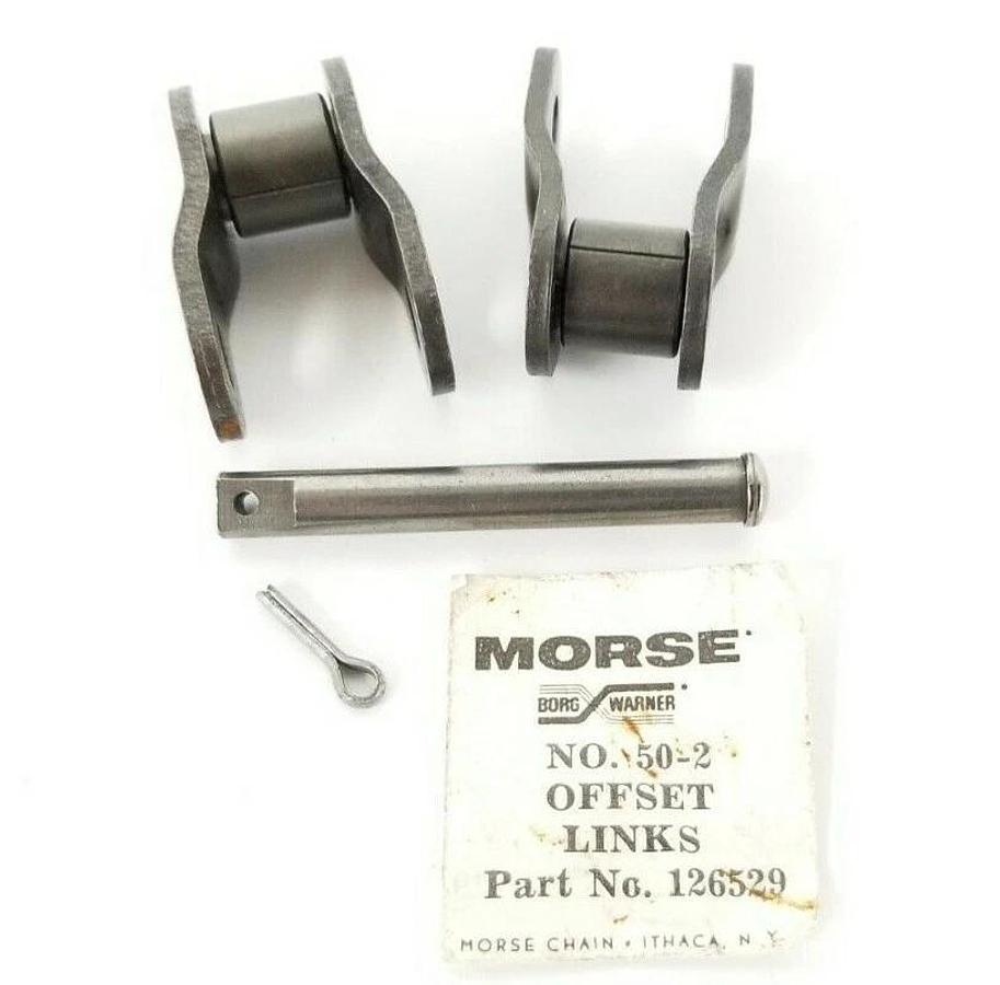 Used LOT OF 22 NEW IN BAGS MORSE 50-2 OFFSET CHAIN LINKS 126529