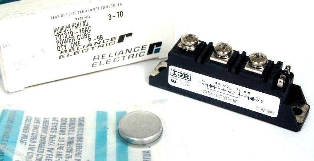 Used NEW RELIANCE ELECTRIC 701819-19AC RECTIFIER POWER MODULE 70181919AC