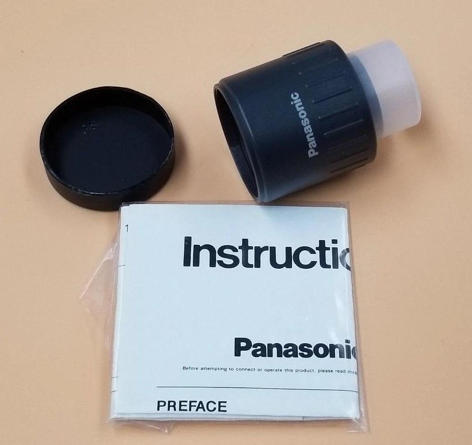 Used NIB PANASONIC WV-LF6 FIXED IRIS TV LENS 6MM, 1:1.4, WVLF6