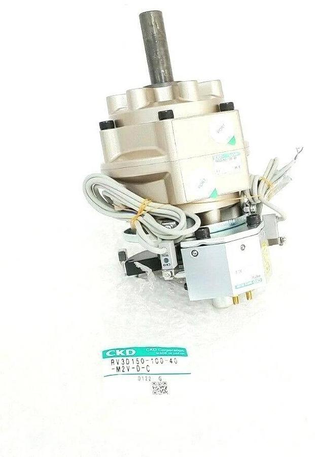 Used NEW CKD RV3D150-100-40-M2V-D-C ROTARY ACTUATOR RVC150 RV3D150-100-40