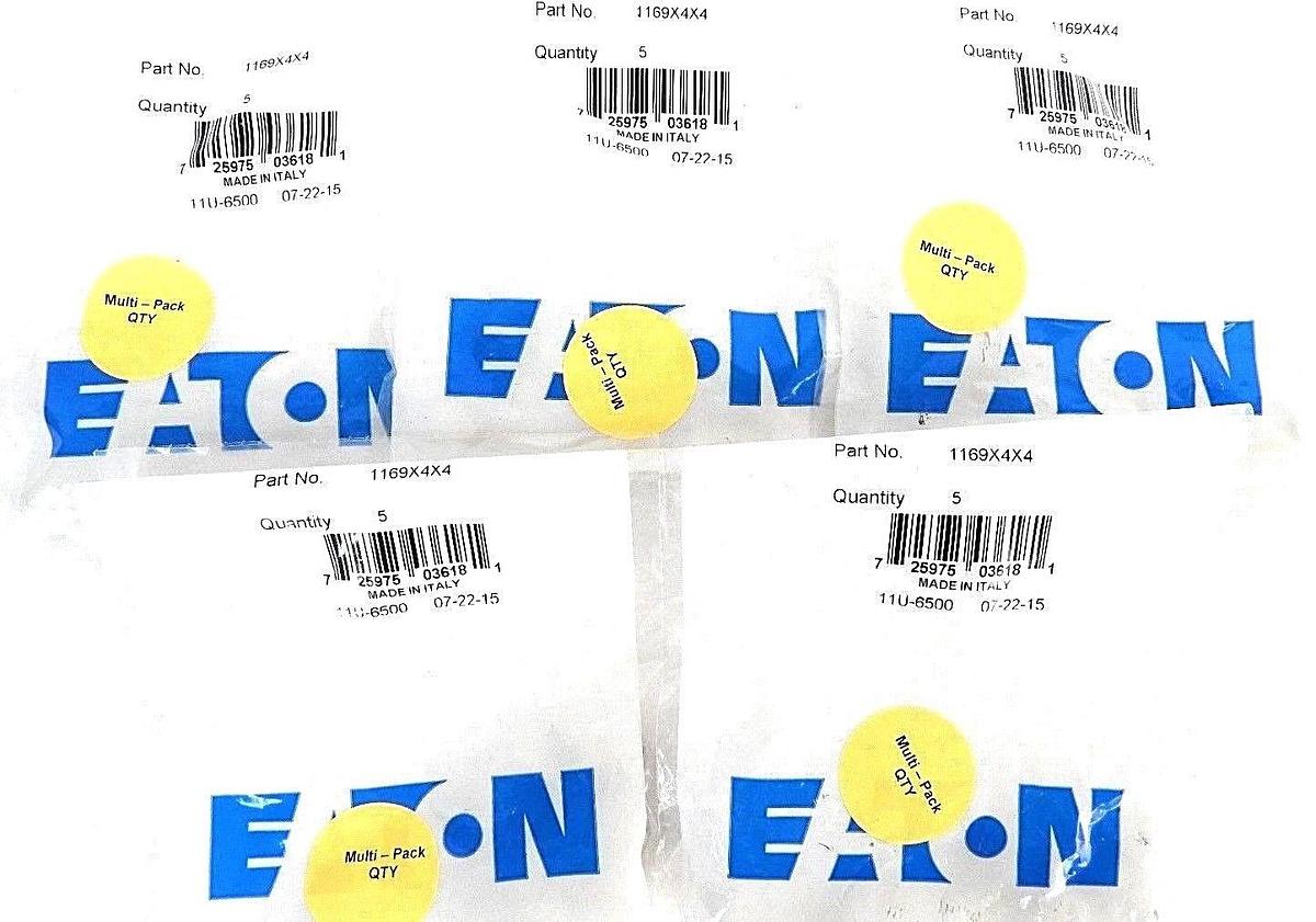 Used LOT OF 25 NEW EATON 1169X4X4 MALE ELBOW PUSH CONNECT ADAPTERS