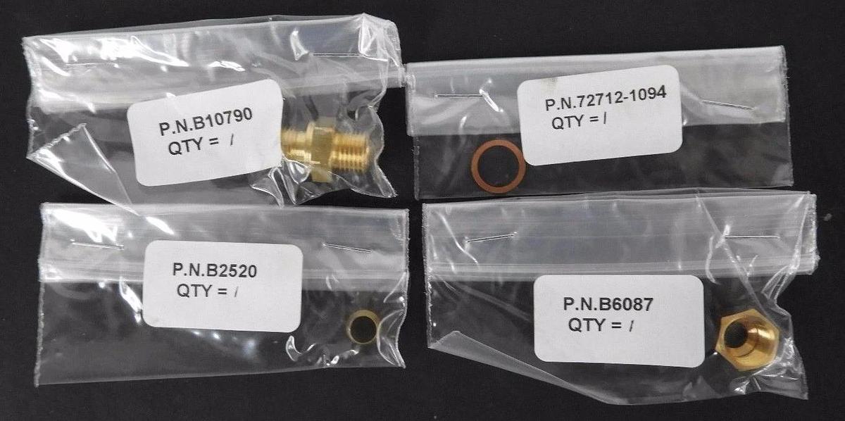 Used NEW BIJUR B10828 ADAPTER ASSEMBLY 1/4" B2520, B6087, B10790, 72712-1094