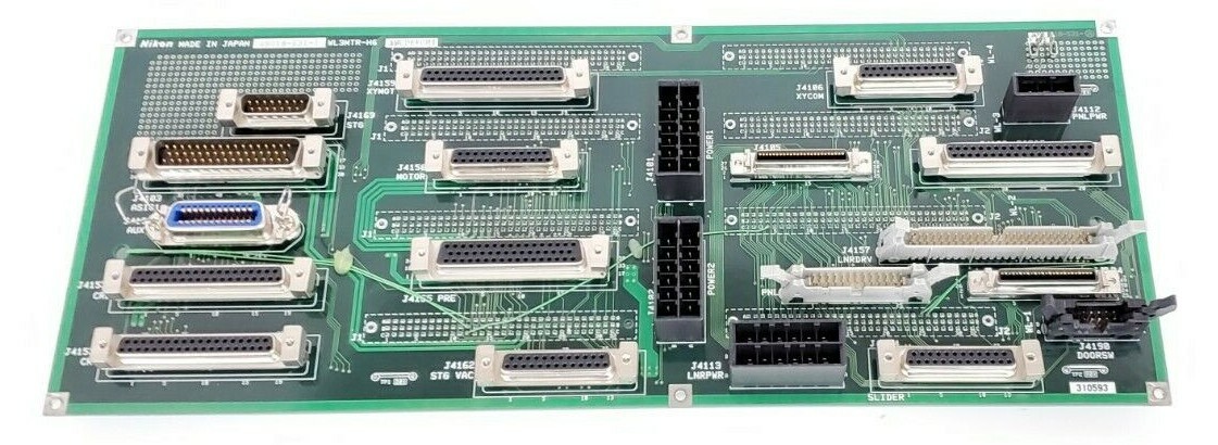 Used NIKON 4S018-531-1 WL3MTR H6 INTERFACE BACKPLANE BOARD 4S018-531-A