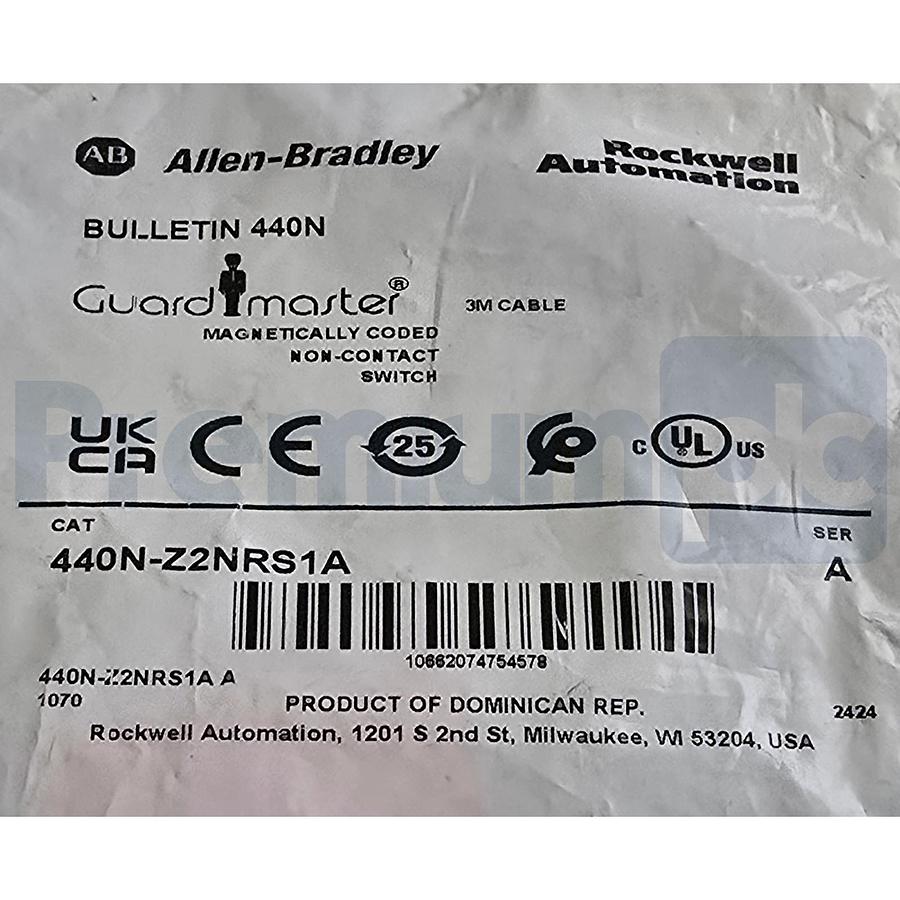 ALLEN BRADLEY 440N-Z2NRS1A /A Guardmaster NON-CONTACT SWITCH 440NZ2NRS1A NSFS