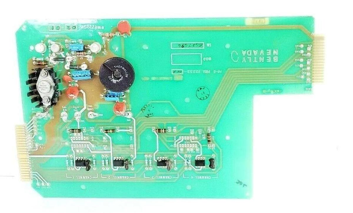 Used BENTLY NEVADA PWA-72252-04P CIRCUIT BOARD PWA 72251-02-01, 72252-04P