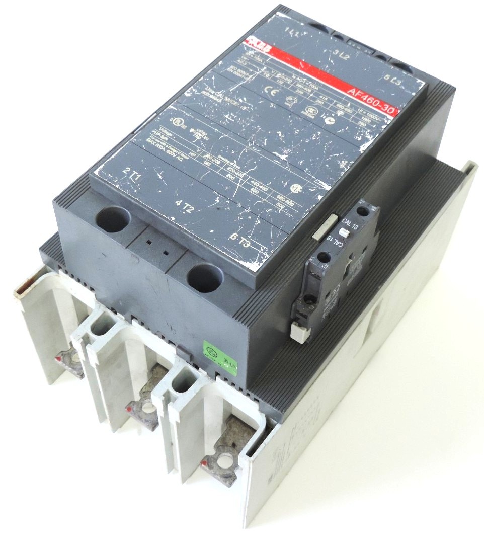 Used ABB ASEA BROWN BOVERI AF460-30 CONTACTOR 700AMP 3POLE 100-250VDC