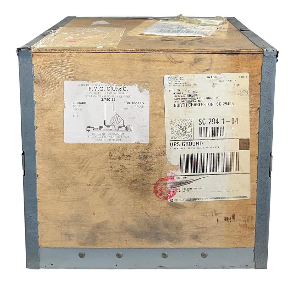 Used AES SEAL AZA7317TTA01 / 2.750-22 FMG CURC CARTRIDGE SEAL FOR PUMP TC/TC NSMP