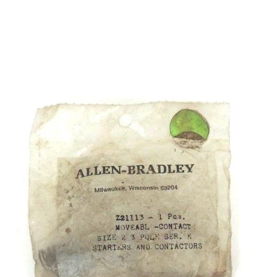 NIB ALLEN BRADLEY Z21113 MOVEABLE CONTACT SIZE 2, 3 POLE, SER. K
