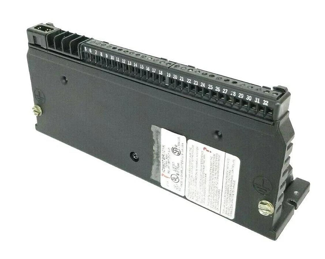 Used GE FANUC IC660TBR101K GENIUS TERM. ASM. RELAY 16PT IC660TBR101