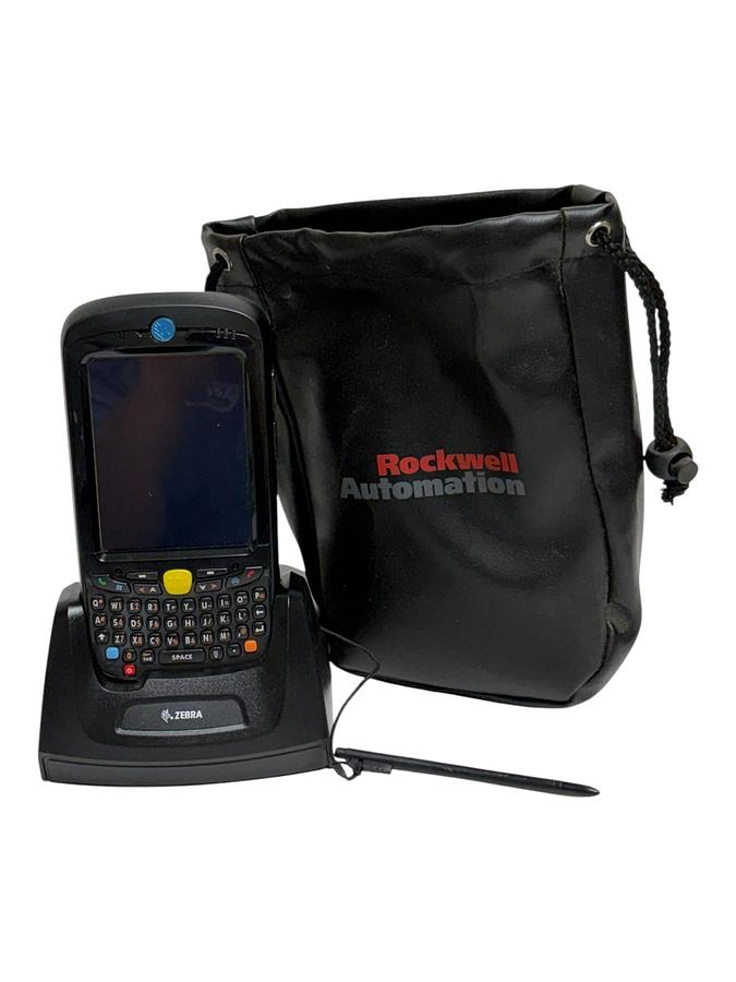 Used Zebra MC55E0 Barcode Scanner Mobile Computer CRD5500 Charging Cradle Bundle
