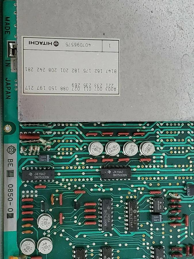 Used HITACHI BMU-1M-2-A87L-0001-0084-06C PC MEMORY BOARD (FOR PARTS)