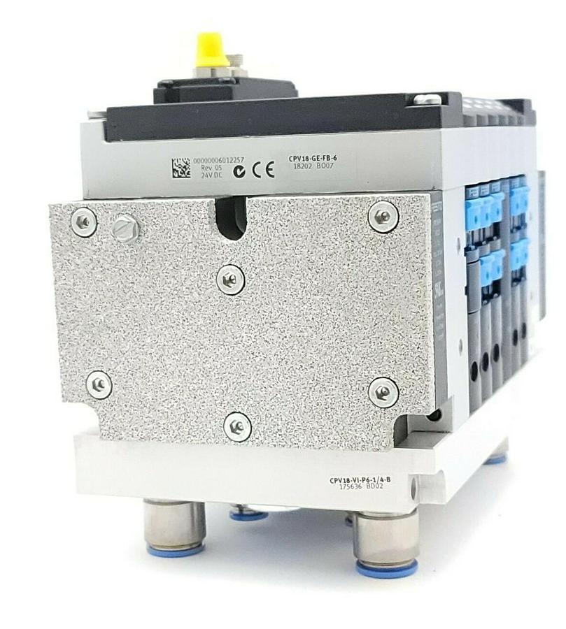 Used NEW FESTO CPV18-VI 10P-18-6B-FB-R-J-MJJTCC+PA VALVE TERMINAL MAT. NR. 18220