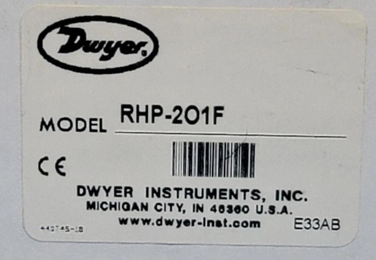 Used NIB DWYER RHP-2O1F TEMERATURE SENSOR TRANSMITTER RHP2O1F