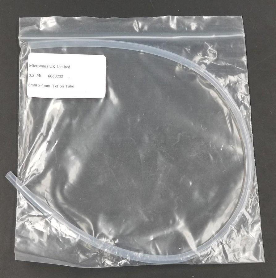 Used NEW MICROMASS UK LIMITED 6060732 TEFLON TUBE 0.5 MT, 6MM X 4MM