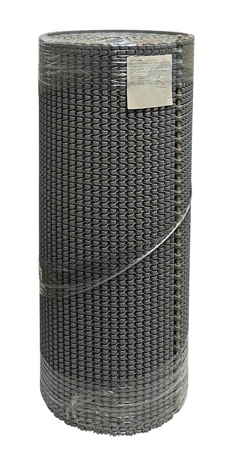 Used HABASIT AMERICA M1220 FLAT TOP PP GRAY NYLON RODS L=15.66' W=23.7'' NSMP