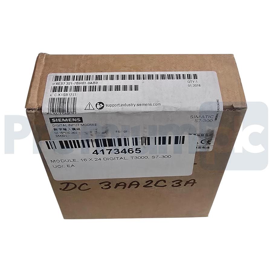 Used Siemens 6ES7321-7BH01-0AB0 SIMATIC S7-300 Digital Input SM 321 16 DI 24V DC NSFS