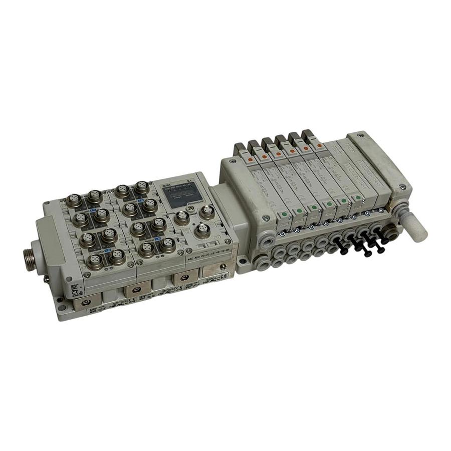 SMC EX600-SEN3 EtherNet IP Valve Manifold VQ2000 EX600-DXPD 6-Station