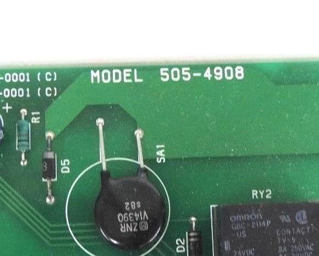 Used SIEMENS TEXAS INSTRUMENTS 505-4908 MODULE RELAY OUTPUT 20-250VAC 24VDC 5054908