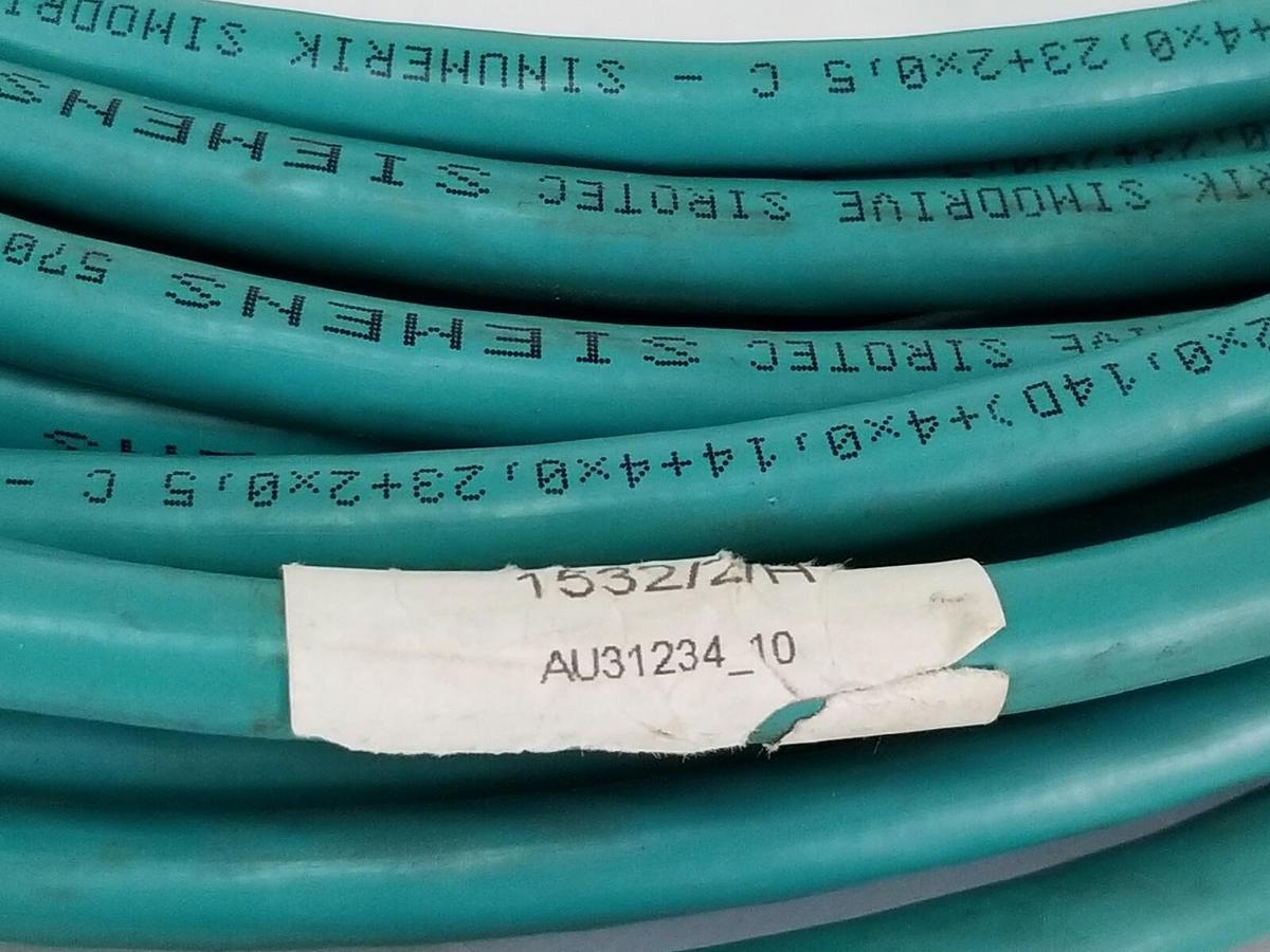 Used SIEMENS SIROTEC 6FX2002-2CA31-1CA0 SINUMERIK SIMODRIVE CABLE 20M 570102.0025.00