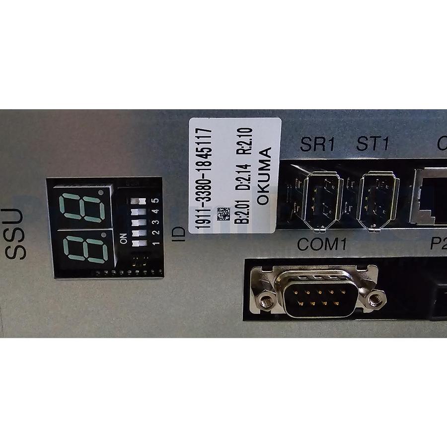 Used OKUMA SSU 1911-3380 B:2.01 D:2.14 R:2.10 SERVO/SLAVE UNIT U3380-0911-001-01 NSNP