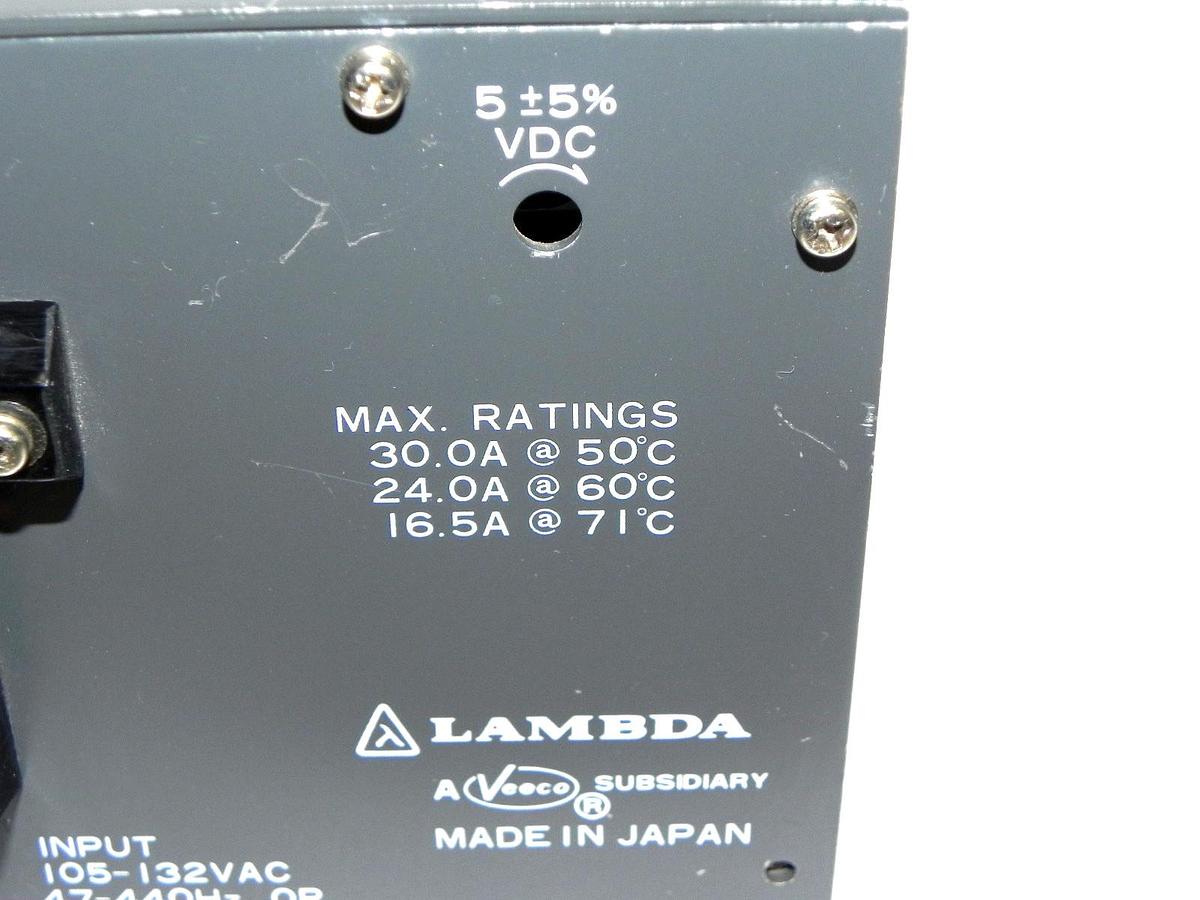 Used LAMBDA LJS-12-5-OV POWER SUPPLY LJS125OV
