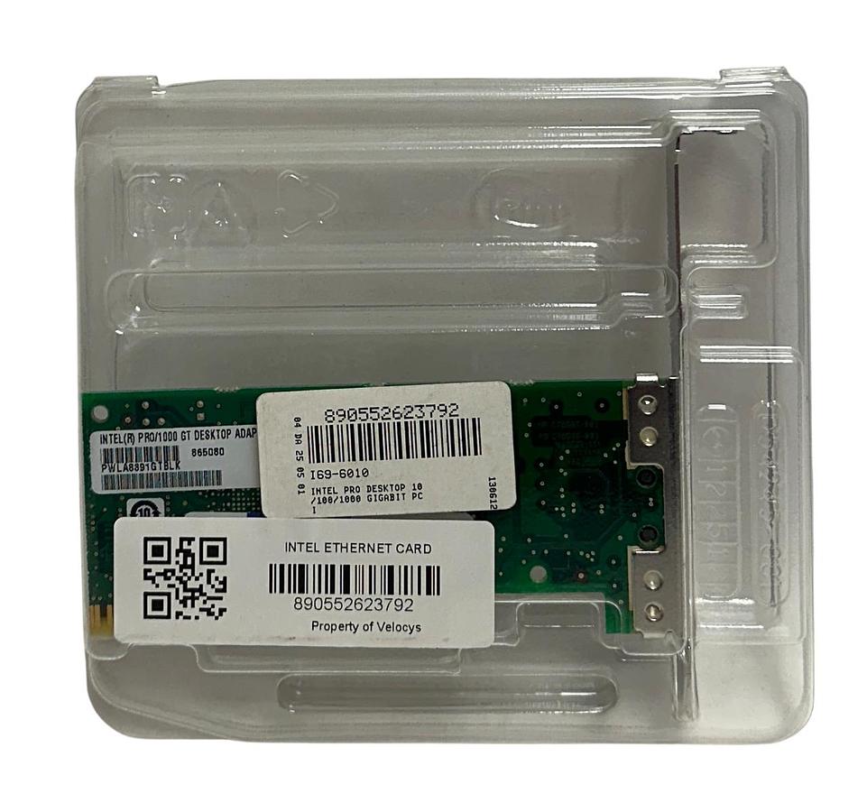 Used INTEL (R) PRO/1000 GT ADAPTER 10/100/1000 Ethernet CARD C28248-001 I69-6010 NSMP