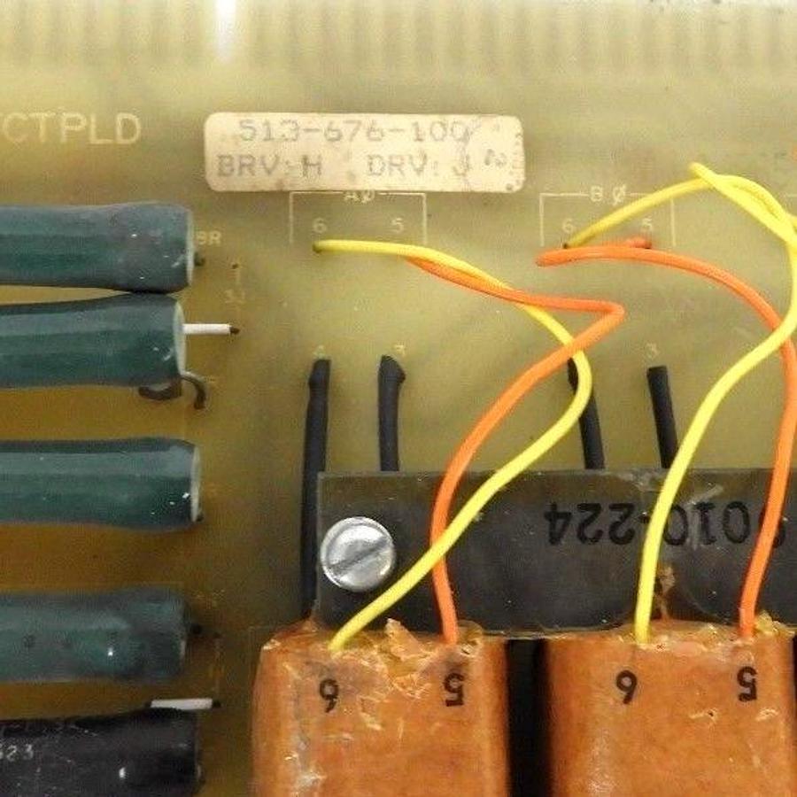 Used BURTON 513-676-100 CIRCUIT BOARD 3FCTPLD BRV H DRV J ECI-B-6