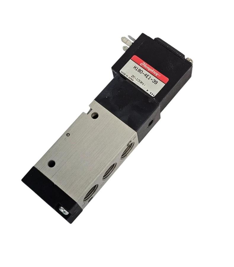 NEW HUMPHREY H180-4E1-39 SOLENOID VALVE 120 VAC 20-100 PSI, H1804E139