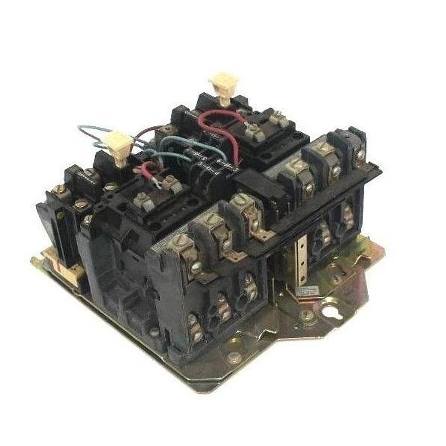 Used ALLEN BRADLEY 520E-BOD REVERSING STARTER SIZE 1 SER. C W/ 500F-BOD93 SER.B