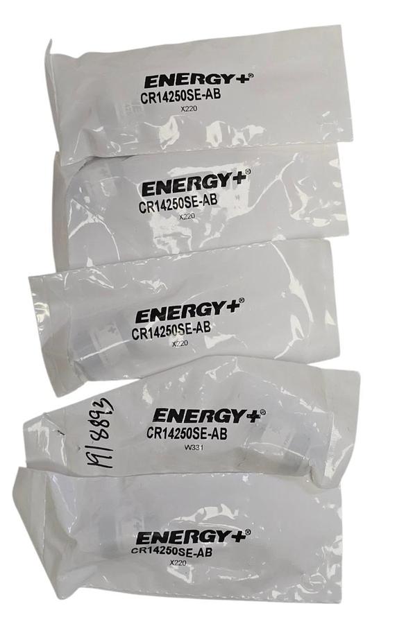 Used LOT OF 5 NEW ENERGY PLUS CR14250SE-AB BATTERIES LITHIUM 3.0V 850MAH