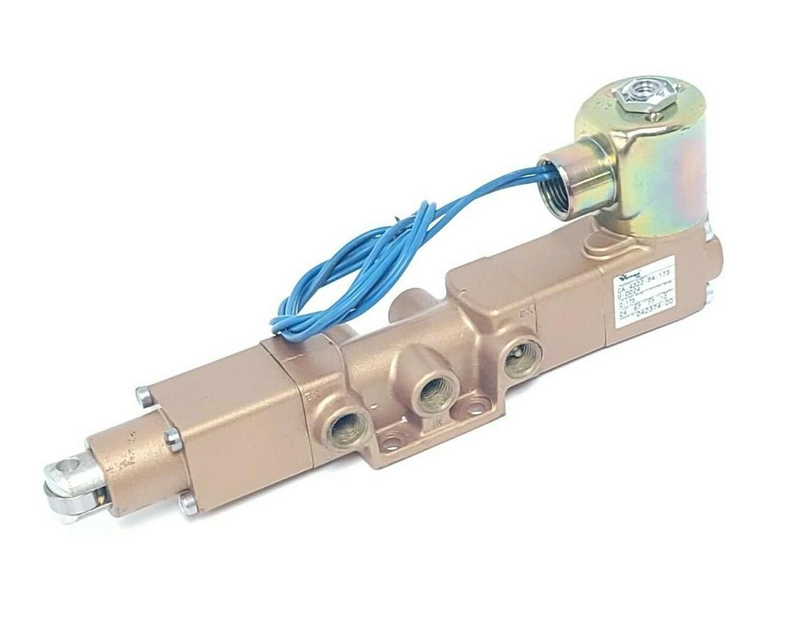 Used VERSA CA-4322-84-173-U-D024 SOLENOID VALVE 24VDC 10W 0-175PSIG