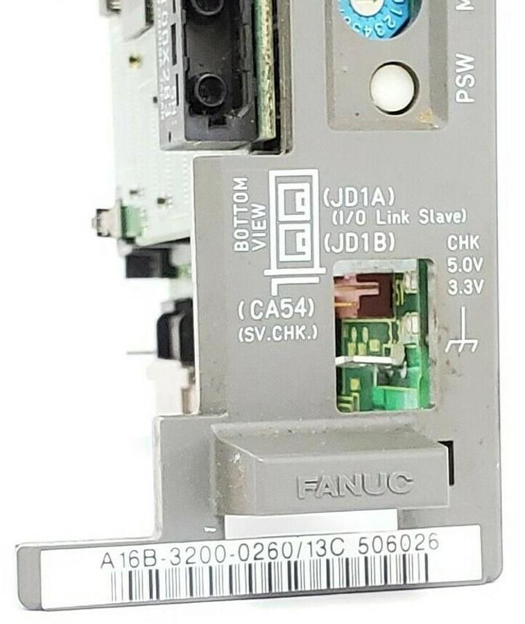 Used FANUC A16B-3200-0260/13C CPU MODULE A16B-3200-0260, A20B-3300-0393/02A