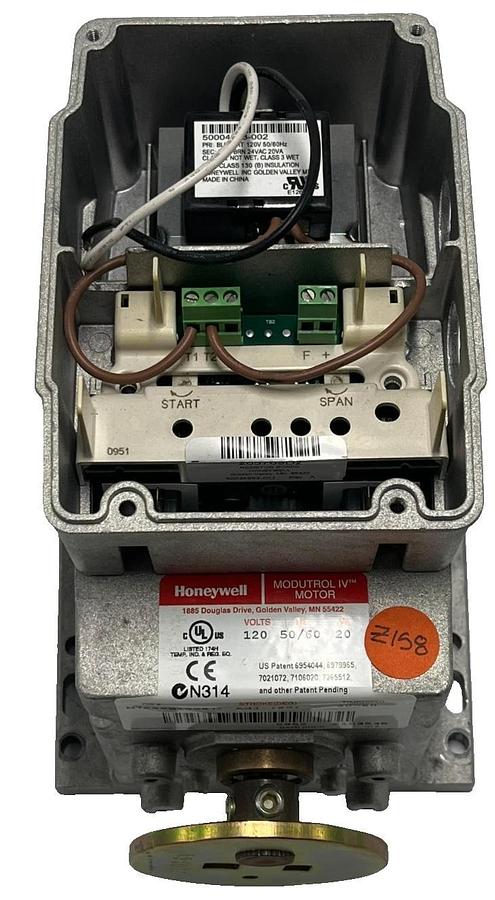 Used HONEYWELL M7284Q1008 Modutrol IV Motor Proportional Non-Spring Return 120VAC
