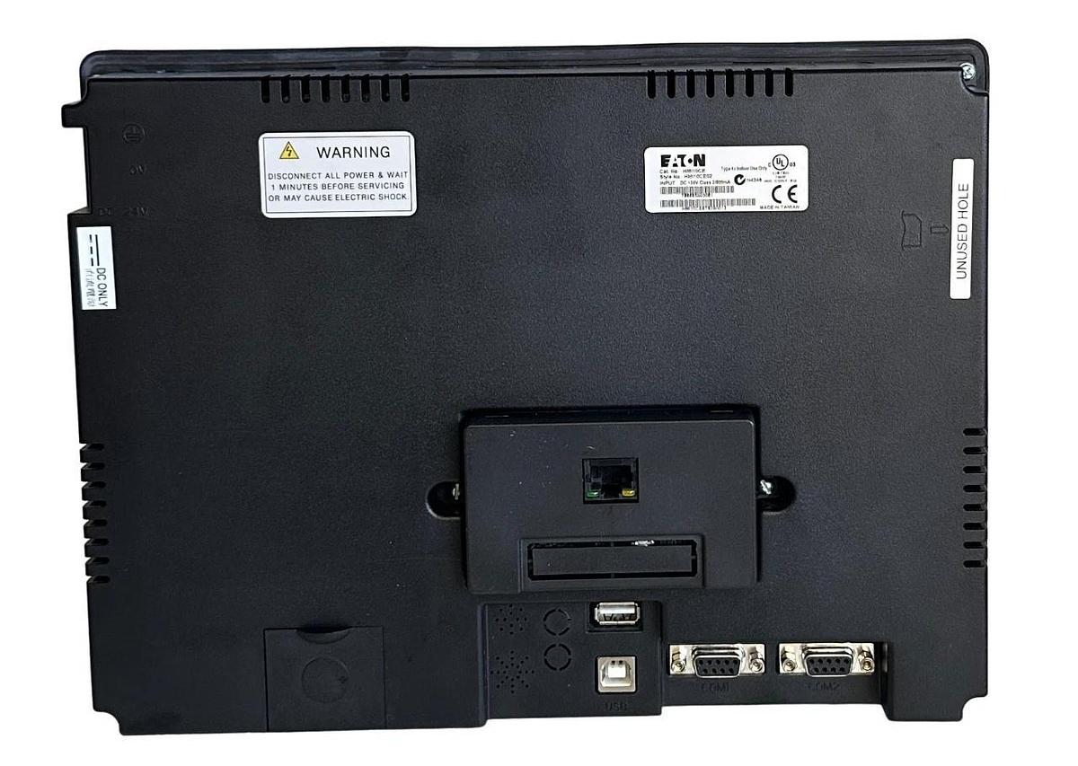 Used EATON HMI10CE / HMI10CE02 OPERATOR INTERFACE HMI SERIES 24VDC Enet COLOR / TOUCH