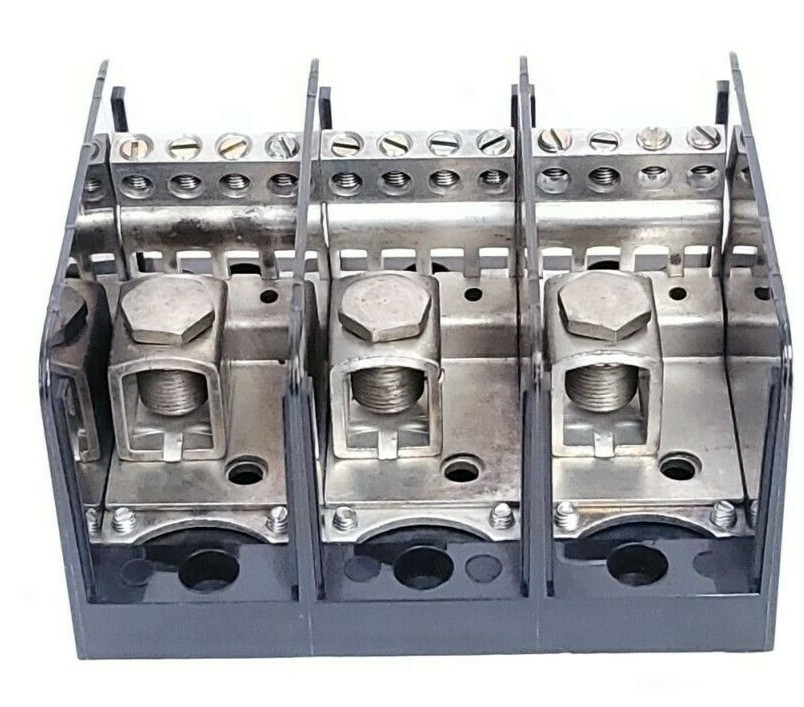 Used NIB GENERAL ELECTRIC CR151KDC20HB DISTRIBUTION BLOCK 3P 600V