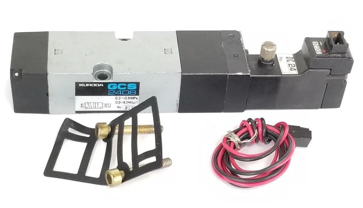 Used KURODA GCD-2408 AIR CONTROL VALVE DC24, 0.2-0.8MPA, GCD2408 , NO: EB