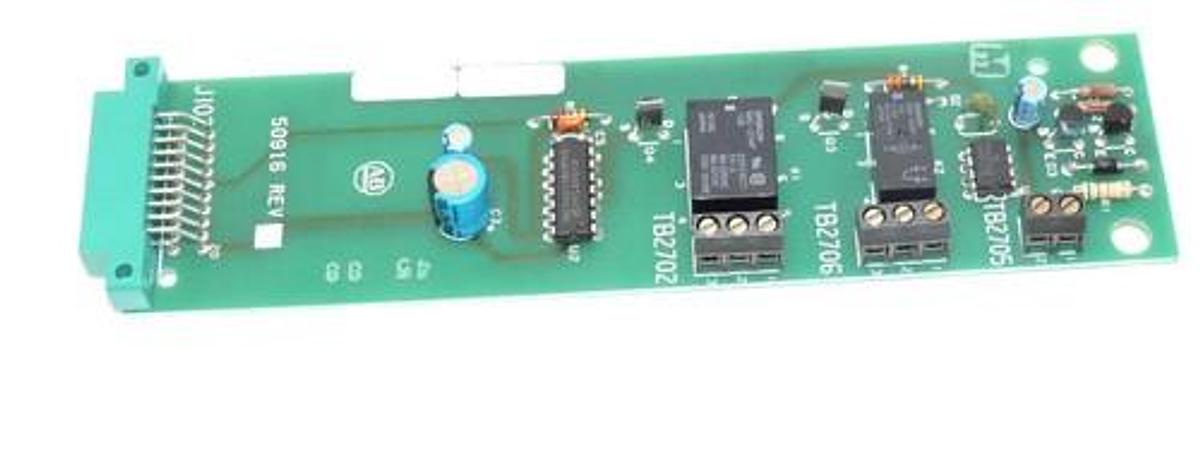 Used NEW ALLEN BRADLEY 50916 TRIP CONTROL BOARD REV. 02