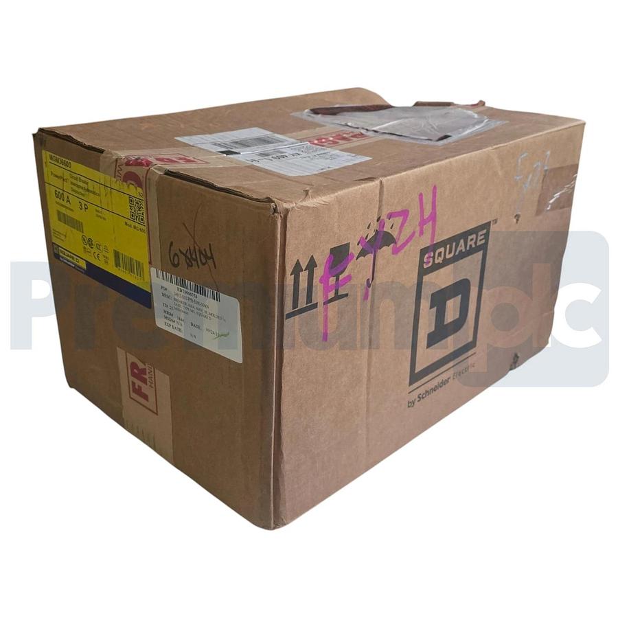 Square D MGM36600 PowerPact M-Frame Circuit Breaker 3-Pole 600A 600V NEW (read)