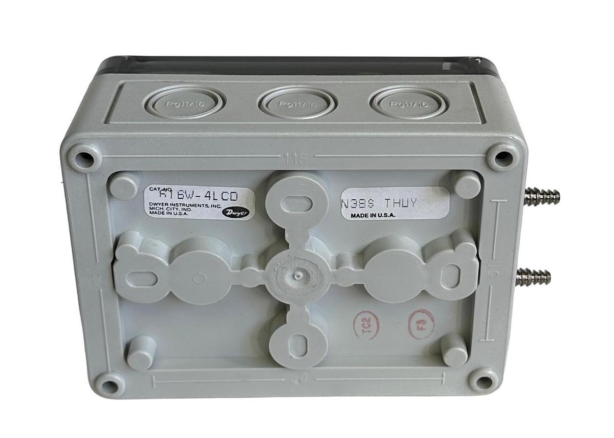 Used NEW DWYER 616W-4-LCD / 616W4LCD SERIES 616 WEATHERPROOF PRESSURE TRANSMITTER
