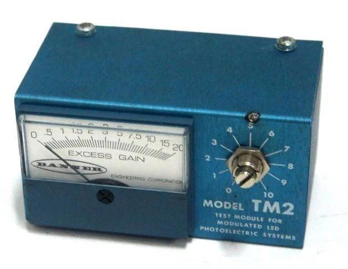 Used BANNER ENGINEERING TM2 PHOTOELECTRIC TEST MODULE