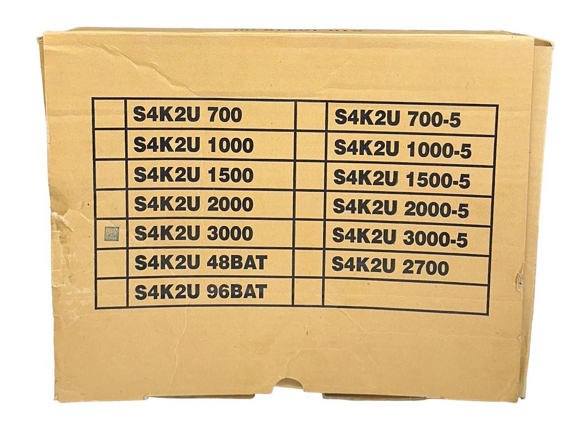 Used NEW EMERSON SOLA S4K2U-3000 / S4K2U3000 S4K INDUSTRIAL UPS CONVERSION KIT NSMP
